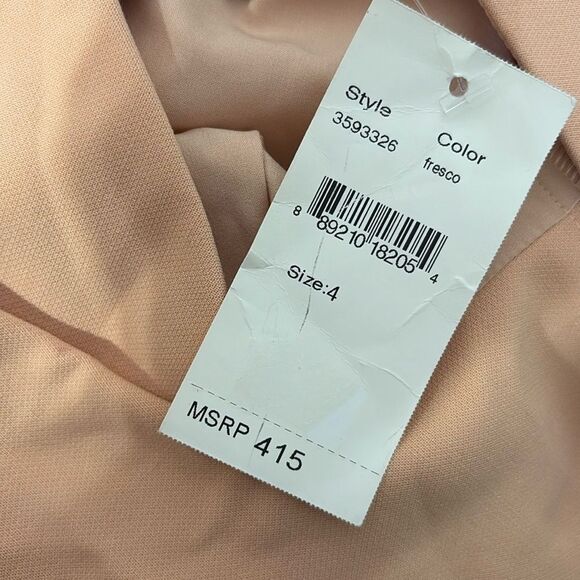 Black Halo Jackie O Sheath Dress in Fresno with belt Size 4 NWT $415 - Picture 5 of 8